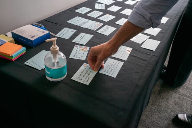 Workshop ideas and planning cards