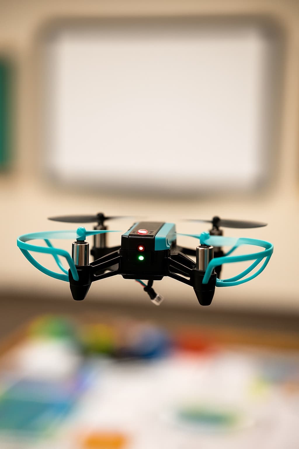 Drone in the C.R.A.S.H. indoor flight zone