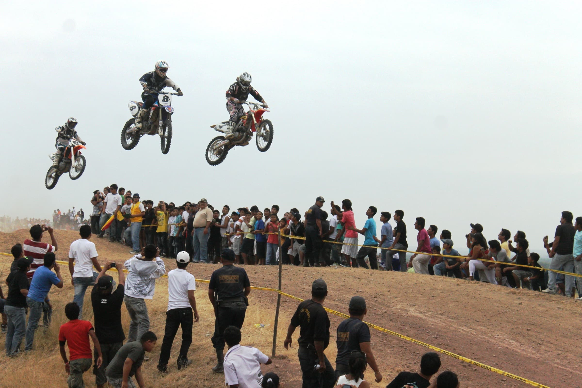 Dirt bike riders at Mornington Peninsula Motorcycle Club