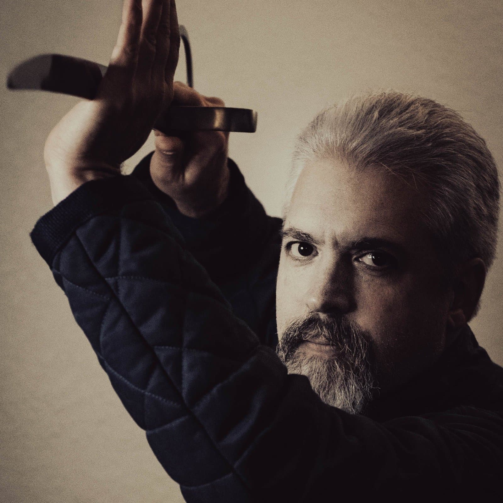Scott MacDonald, founder and lead instructor, with longsword