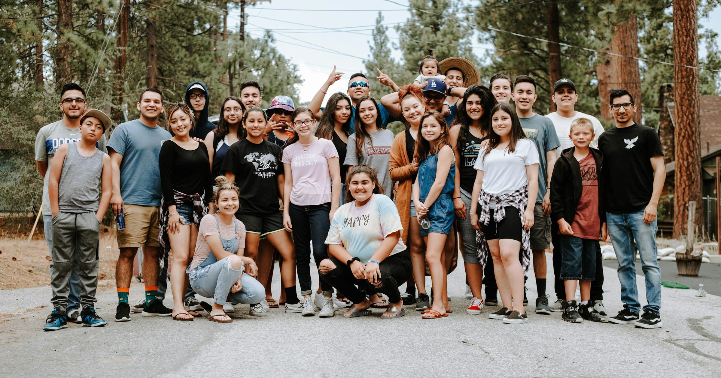 Club members gathered together for a group photo